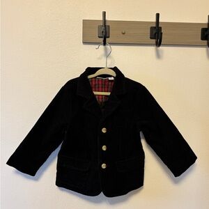 Greendog Black Corduroy Kids Blazer